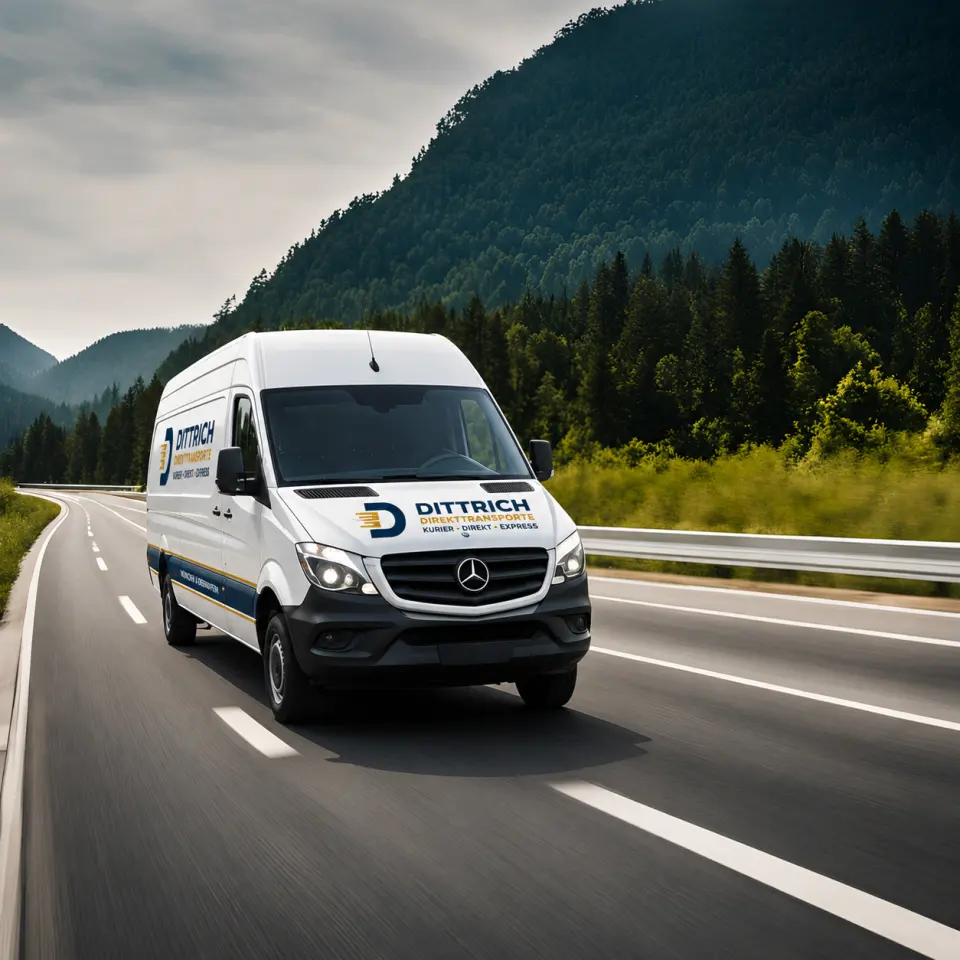 Kleintransporte Dittrich Fahrzeug bei einer Firmenauflösung
